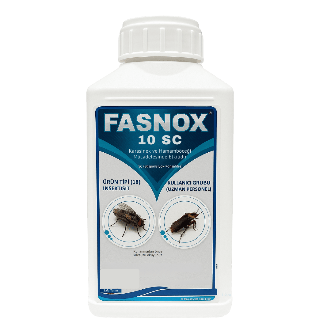 Fasnox 10 SC 1 Litre Süspansiyon Konsantre - Karasinek ve Hamamböceği Mücadelesi İçin Etkili - haşere kontrol ürünü görseli