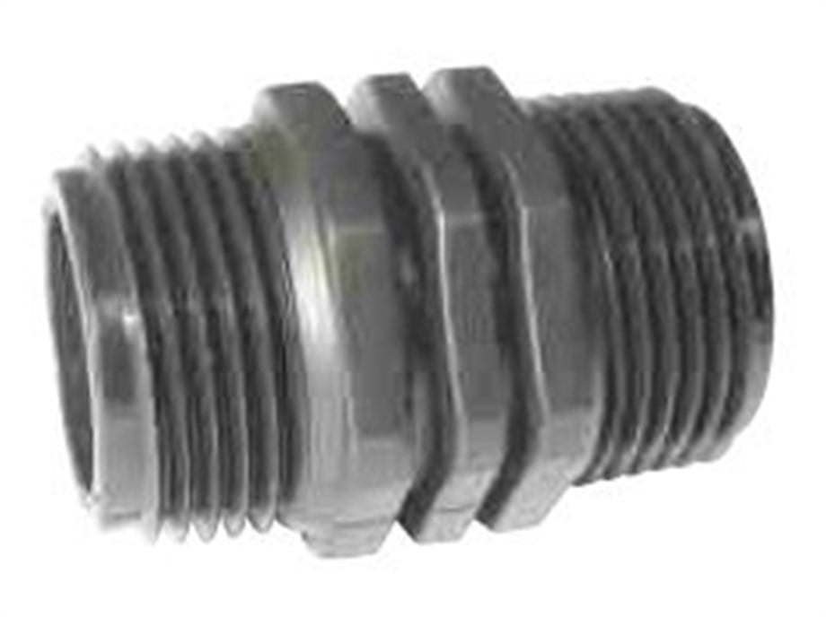 Palaplast Eşit Ölçülü Çift Dış Dişli Nipel – 1/2", 3/4", 1" Sulama Ara Parçası