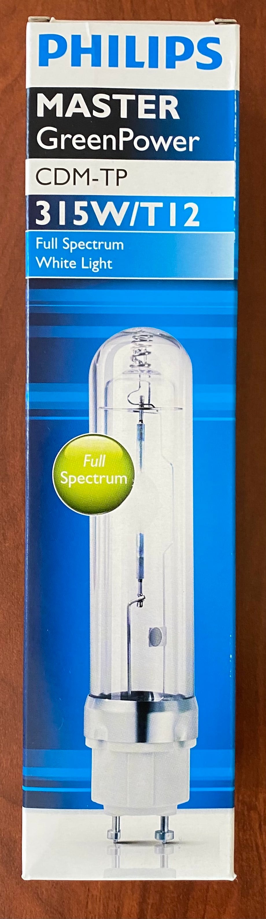 Bitkiye Uygun Tam Spektrumlu CDM Ampul Philips GreenPower 315 W – PGZX18, 3200 K