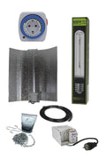 400 W Foton balastlı HPS set – metal kasalı balast kiti, sodyum ampul ve geniş açılı reflektör