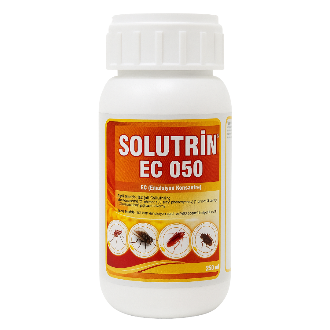 Solutrin EC 050 1 Litre Emülsiyon Konsantre İnsektisit - Karasinek, Sivrisinek, Hamamböceği Mücadelesi İçin Etkili Böcek İlacı - haşere kontrol ürünü görseli 3