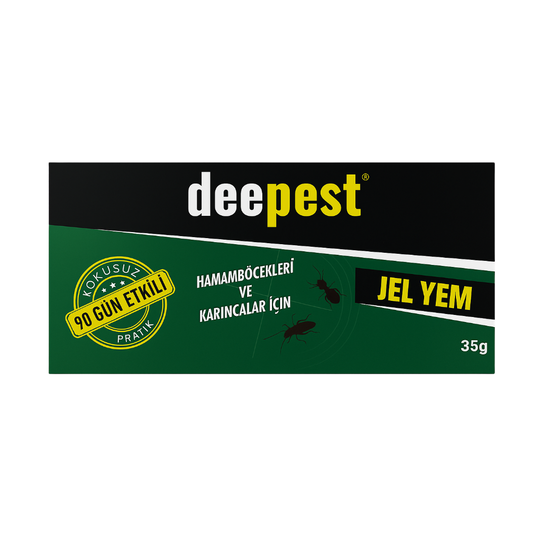 Deepest Jel Yem 35g Hamamböceği ve Karınca Yemi - 90 Gün Etkili, Kokusuz Haşere Kontrolü - haşere kontrol ürünü görseli