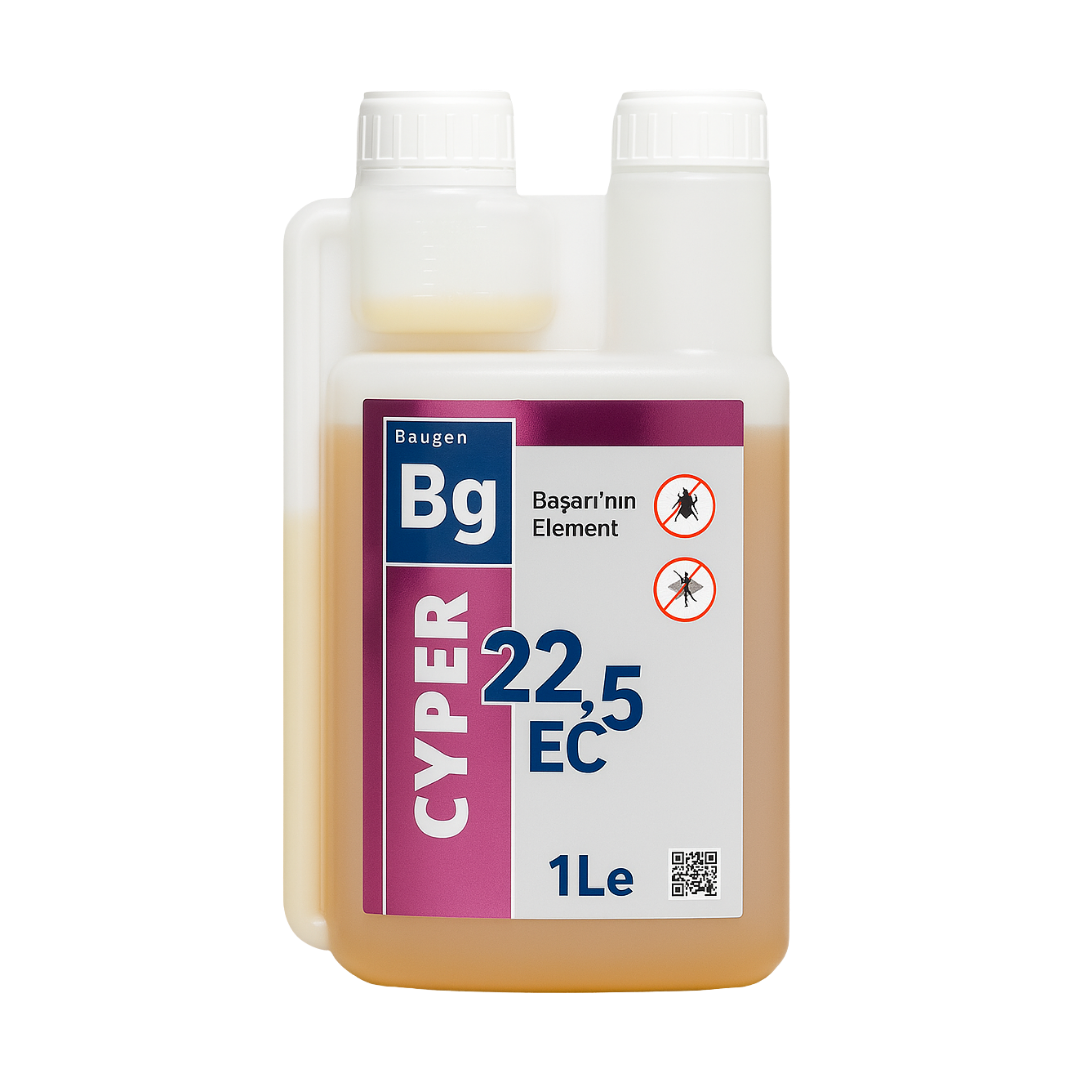 Baugen Cyper 22,5 EC 1 litre mikro kapsüllü konsantre haşere ilaçı