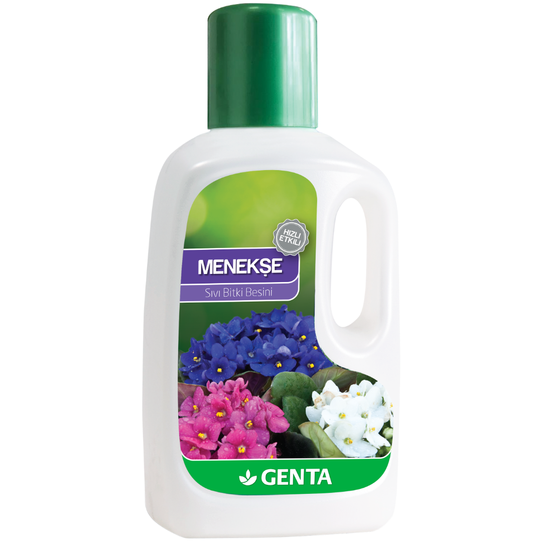 Genta Hızlı Etkili Menekşe Çicek Gübresi 500 ml - Sıvı Besin - ambalajlı gübre ürünü görseli