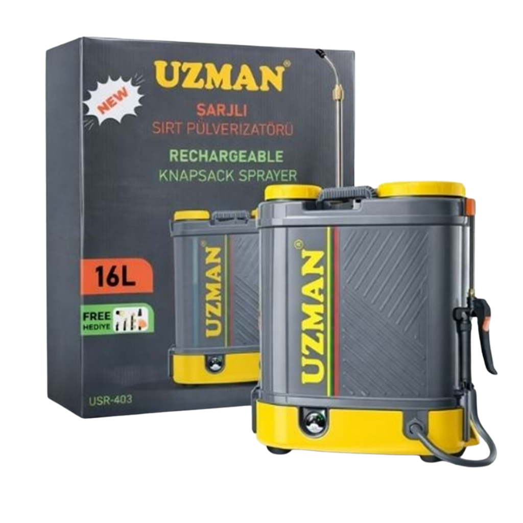 Uzman Akülü-Şarjlı Sırt İlaçlama Pompası | 16 Litre