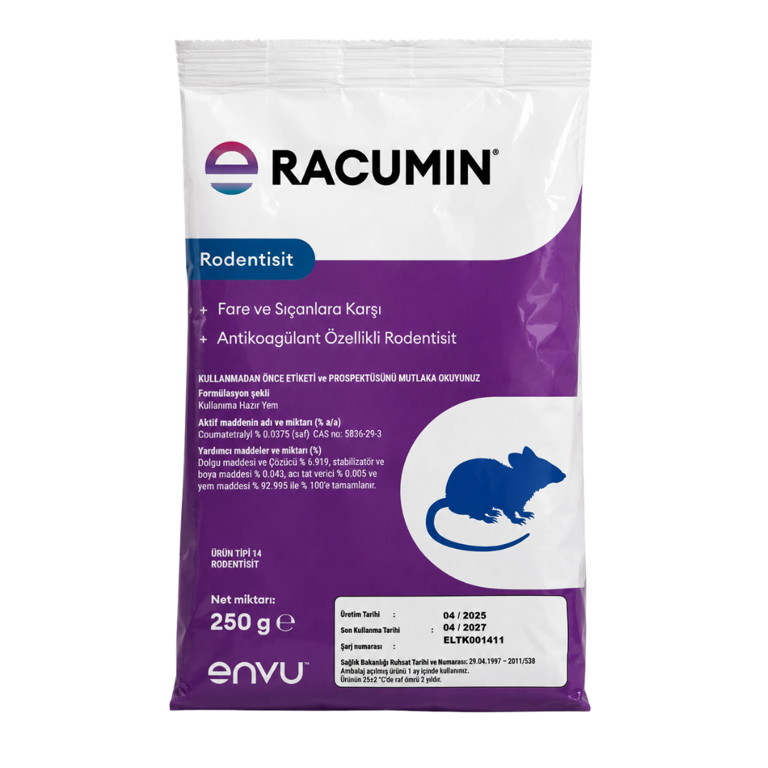 Envu Racumin 250 g | Fare ve Sıçan Yemi