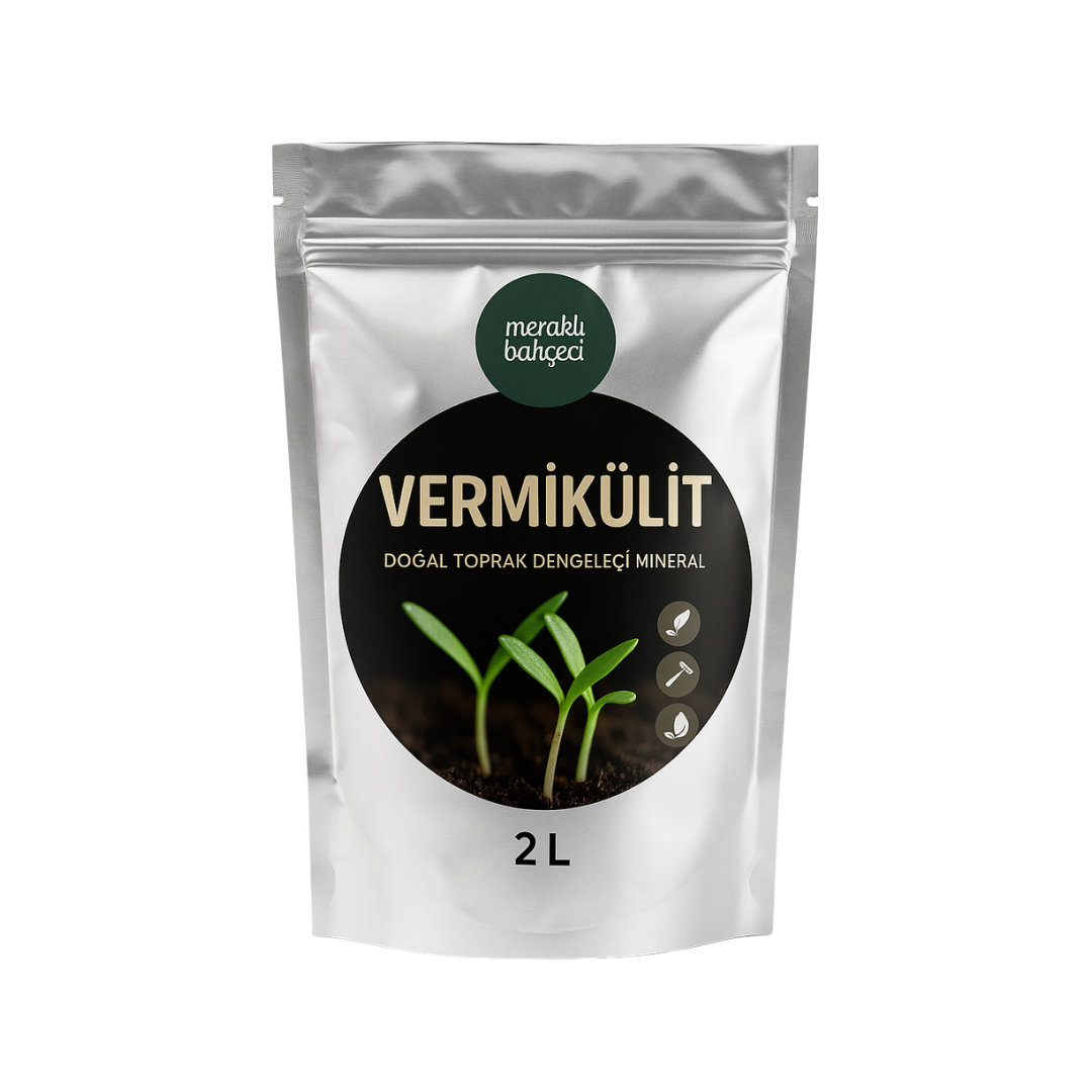Vermikülit 2L | Doğal Toprak Dengeleyici Mineral | Saksı ve Bahçe Bitkileri İçin - ambalajlı gübre ürünü görseli