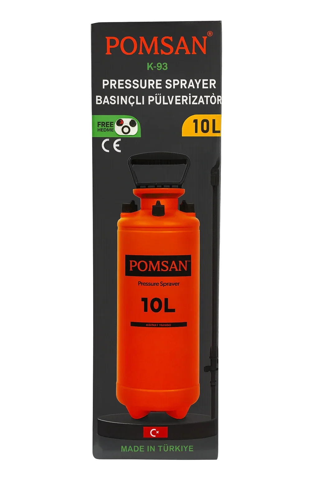 Pomsan 10 litre mekanik basınçlı bahçe pompası