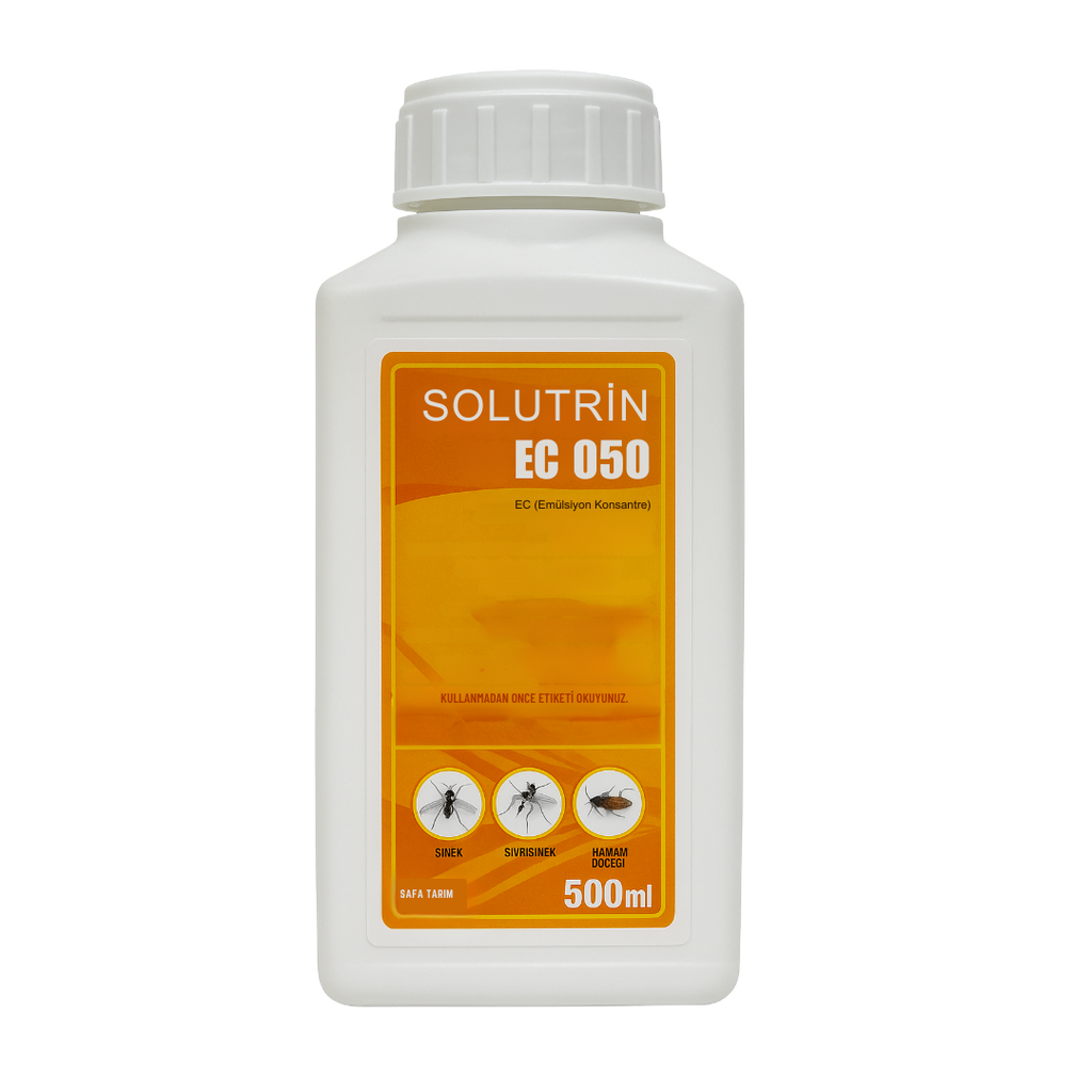Solutrin EC 050 1 Litre Emülsiyon Konsantre İnsektisit - Karasinek, Sivrisinek, Hamamböceği Mücadelesi İçin Etkili Böcek İlacı - haşere kontrol ürünü görseli 2