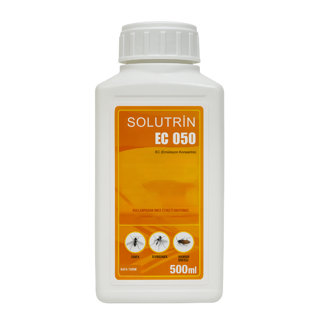 Solutrin EC 050 1 Litre Emülsiyon Konsantre İnsektisit - Karasinek, Sivrisinek, Hamamböceği Mücadelesi İçin Etkili Böcek İlacı - haşere kontrol ürünü görseli 2