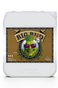 Big Bud Coco 5 litre beyaz kulplu bidon – kahverengi altın etiket, yeşil figür ve geniş kapak