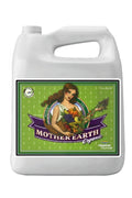 Mother Earth Super Tea Organic 4 litre beyaz kulplu bidon – yeşil çizgili etiket, meyve taşıyan figür