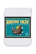 Rhino Skin 20 litre beyaz bidon – turkuaz etiket, gergedan başı görseli, büyük gövde ve geniş kapak