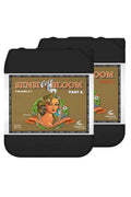 Sensi Coco Bloom Part A ve Part B 5 litrelik siyah bidonlar – kahverengi etiket, portreli çizim, kulplu