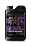 Tarantula 1 litre siyah şişe – koyu zeminli etiket, mor kanatlı örümcek görseli, mor harfli ürün adı