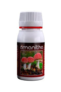 Agrobacterias Amanitha 60 ml – kapaklı küçük şişe ve Agrobacterias logolu renkli ürün etiketi