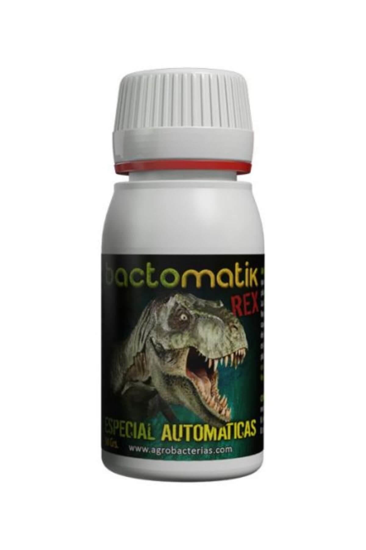 Agrobacterias Bactomatik 50 g – kapaklı kutuda toz ürün ve Agrobacterias logolu renkli ürün etiketi