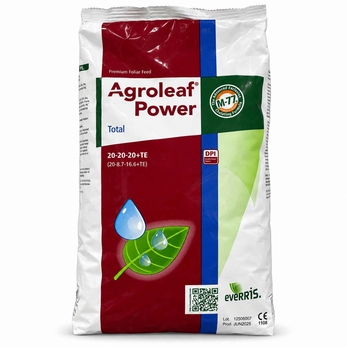 ICL Agroleaf Power Total – 20-20-20 + TE İz Element Katkılı Yaprak Gübresi