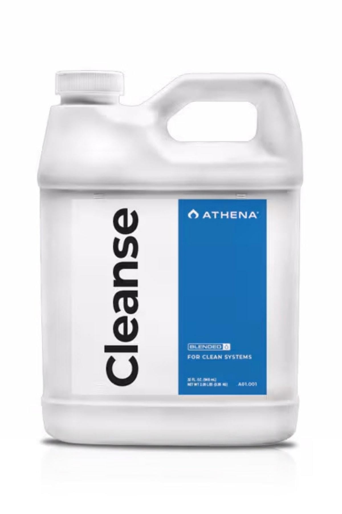 Athena Cleanse 940 ml – beyaz plastik şişe, Athena logosu ve Cleanse yazılı ürün etiketi