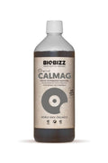 Calmag 1 litre koyu kahve renkli şişe – bej kraft etiket, gri disk, siyah Biobizz logolu üst kısım