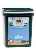 BioTabs Startrex 5 kg – kapaklı kutuda koyu renkli toz ürün ve BioTabs logolu renkli etiket