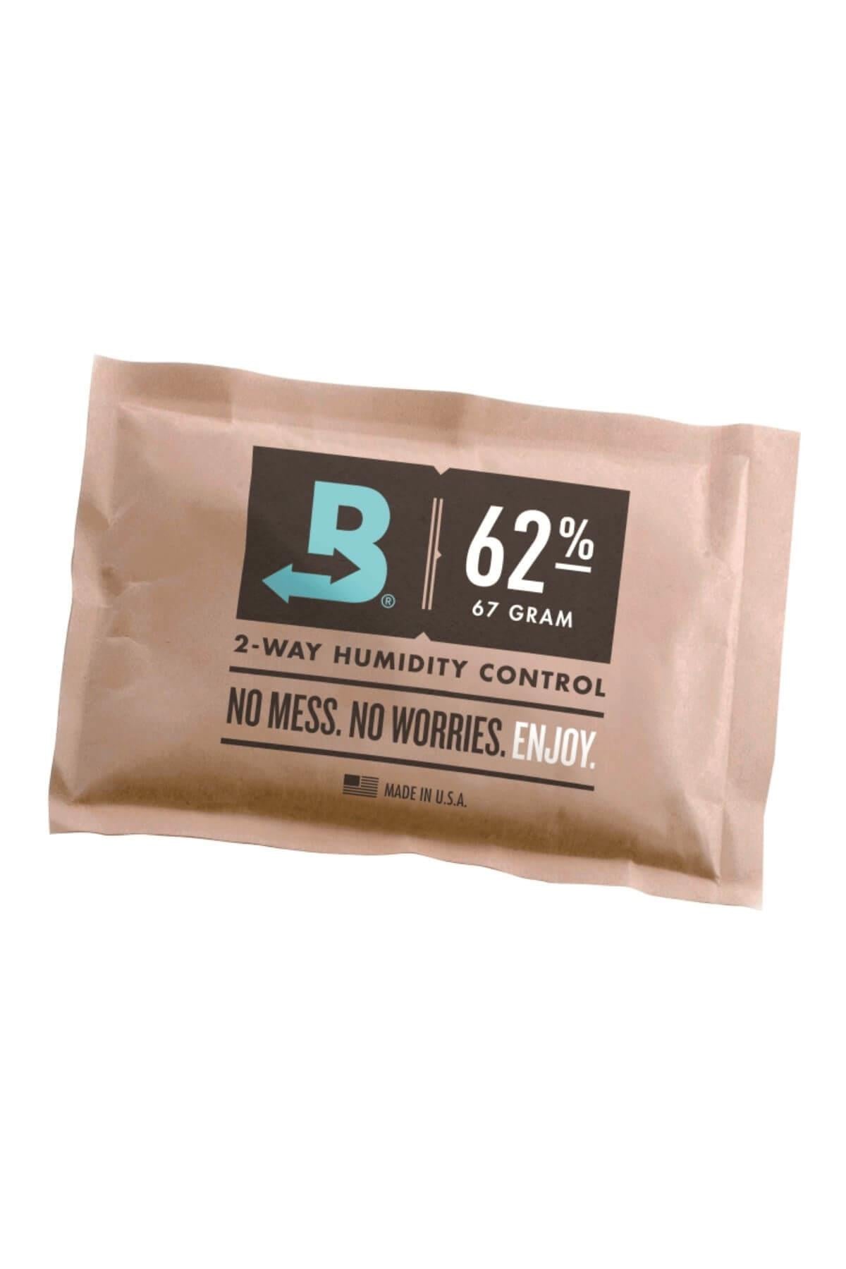 Boveda %62 nem regülatörü 67 g – orta boy nem paketi, mavi baskılı Boveda ambalajı görseli