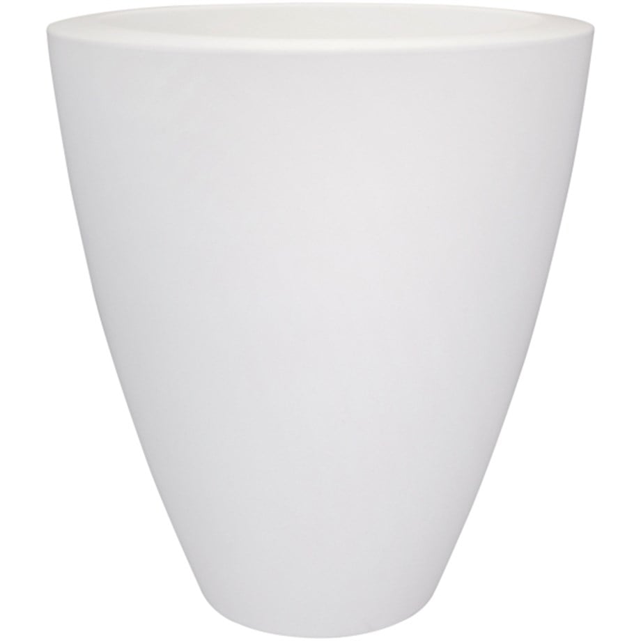 Beyaz Elho Brussels Diamond Oval High Saksı Kabı – 27 cm Boy Kodu, Yüksek Form