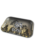 Büyük metal tepsi Buho Bosque Alba – 27x16 cm alüminyum tepsi ve orman temalı renkli baskısı