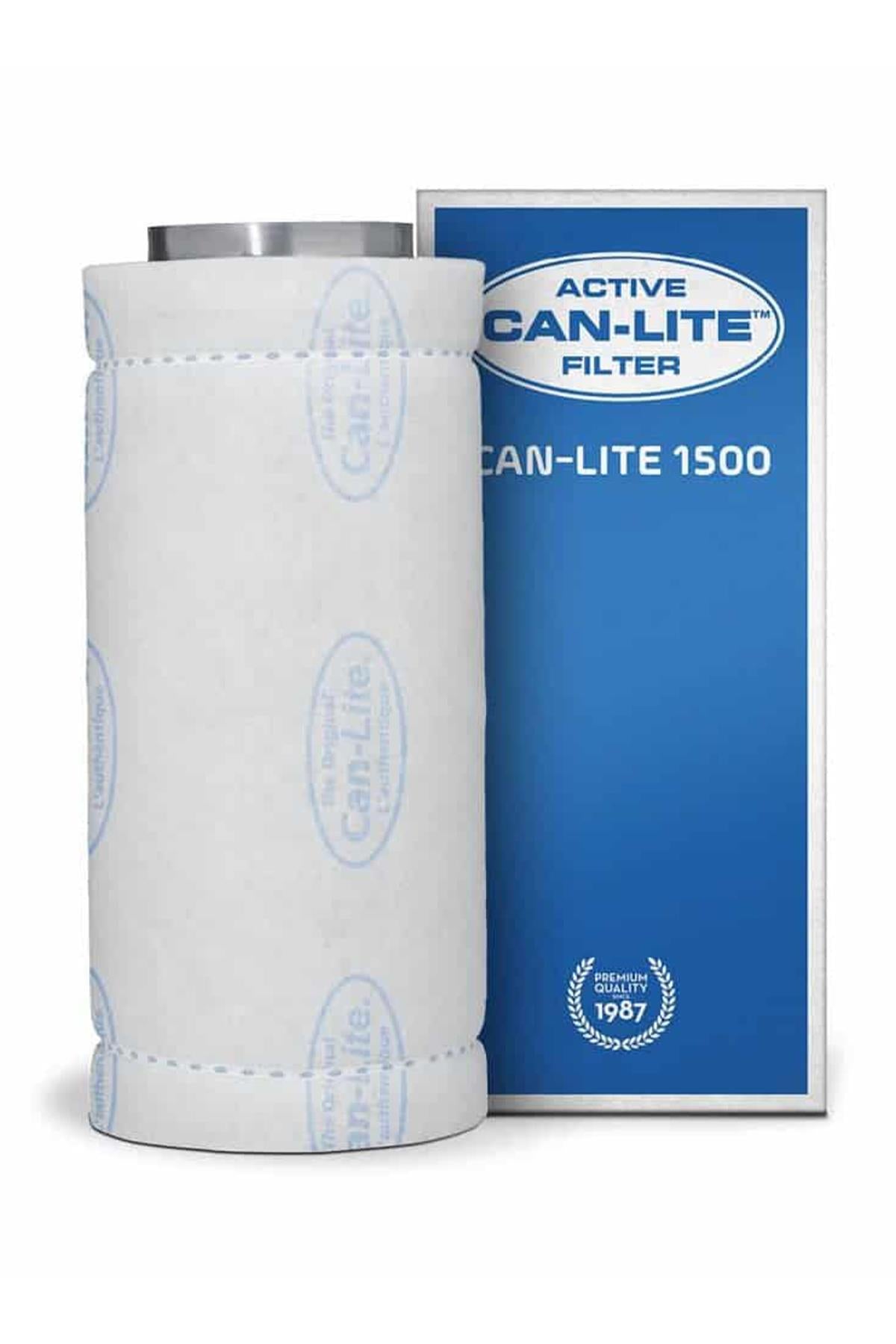 Can Lite karbon filtre 1650 m³ – silindirik gövde, dış yüzeyinde bez ön filtre kılıfı ve metal flanş