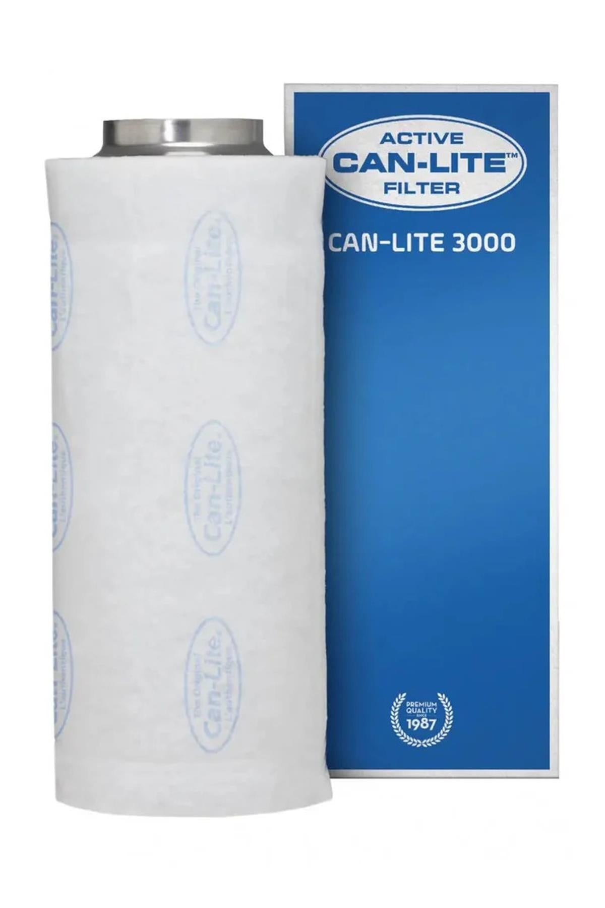 Can Lite karbon filtre 3300 m³ – silindirik gövde, dış yüzeyinde bez ön filtre kılıfı ve metal flanş