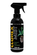Clonex Mist 750 ml – büyük boy püskürtmeli şişe, Clonex logosu ve mavi renkli ürün etiketi