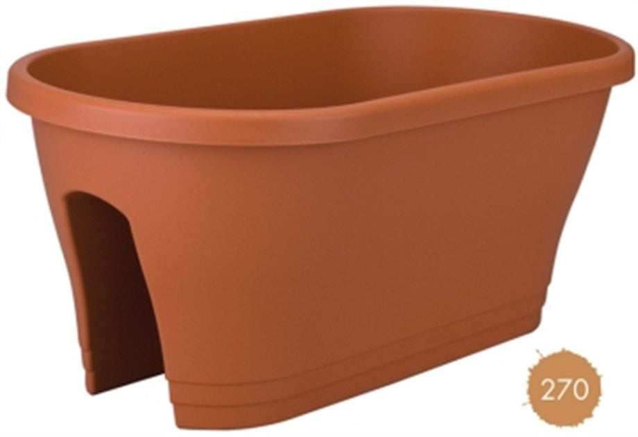 Korkuluğa Oturan Elho Corsica Flower Bridge Saksı – Bütünleşik Tablalı, 30 / 60 cm