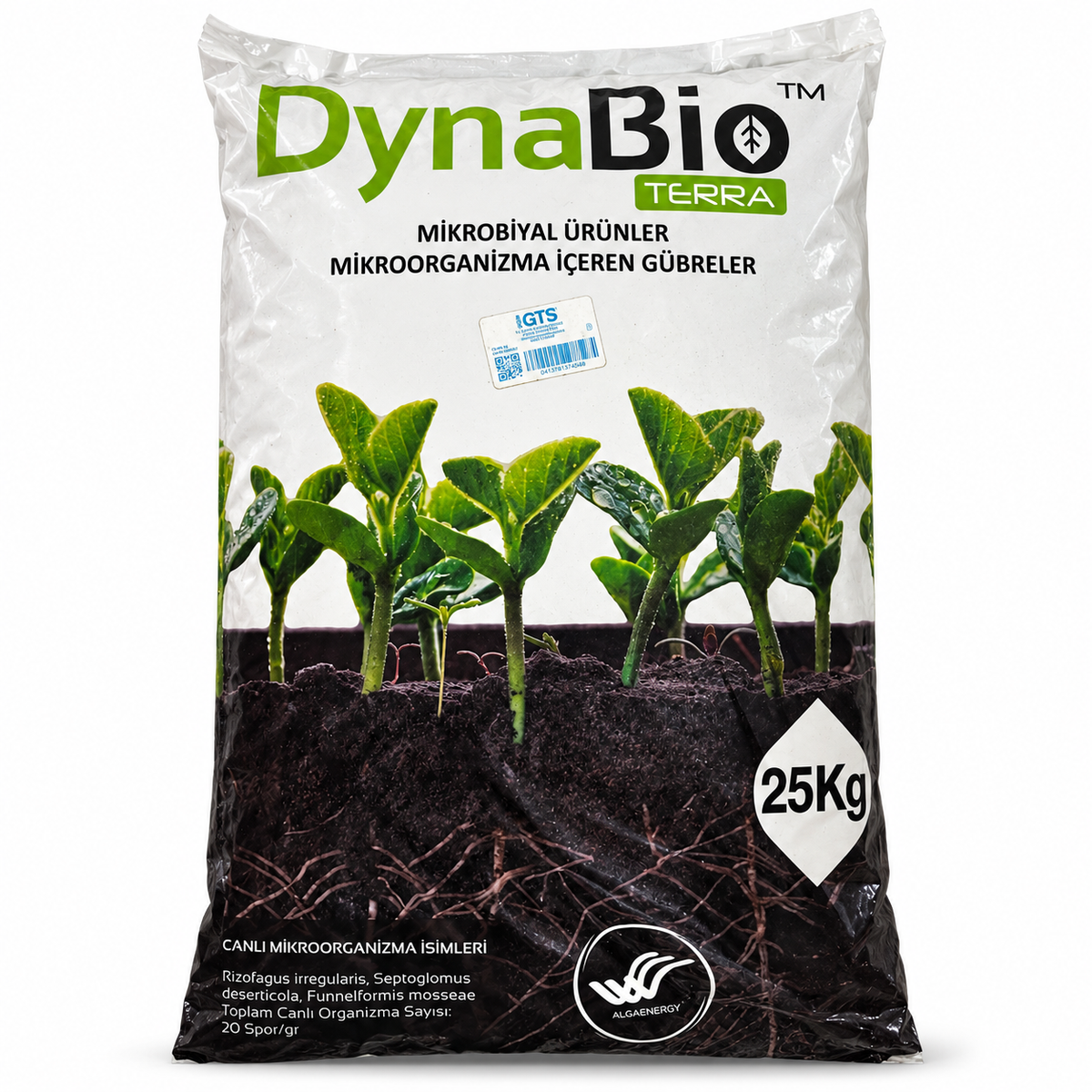 DynaBio Terra Granül Taban Gübresi 25 kg Çuval (AlgaEnergy)