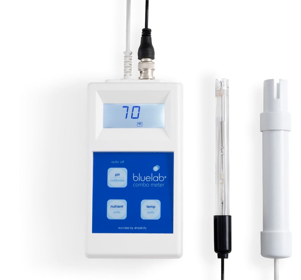 Bluelab Combo Meter Üçü Bir Arada Ölçer – pH, İletkenlik ve Sıcaklık, 2 m Problu
