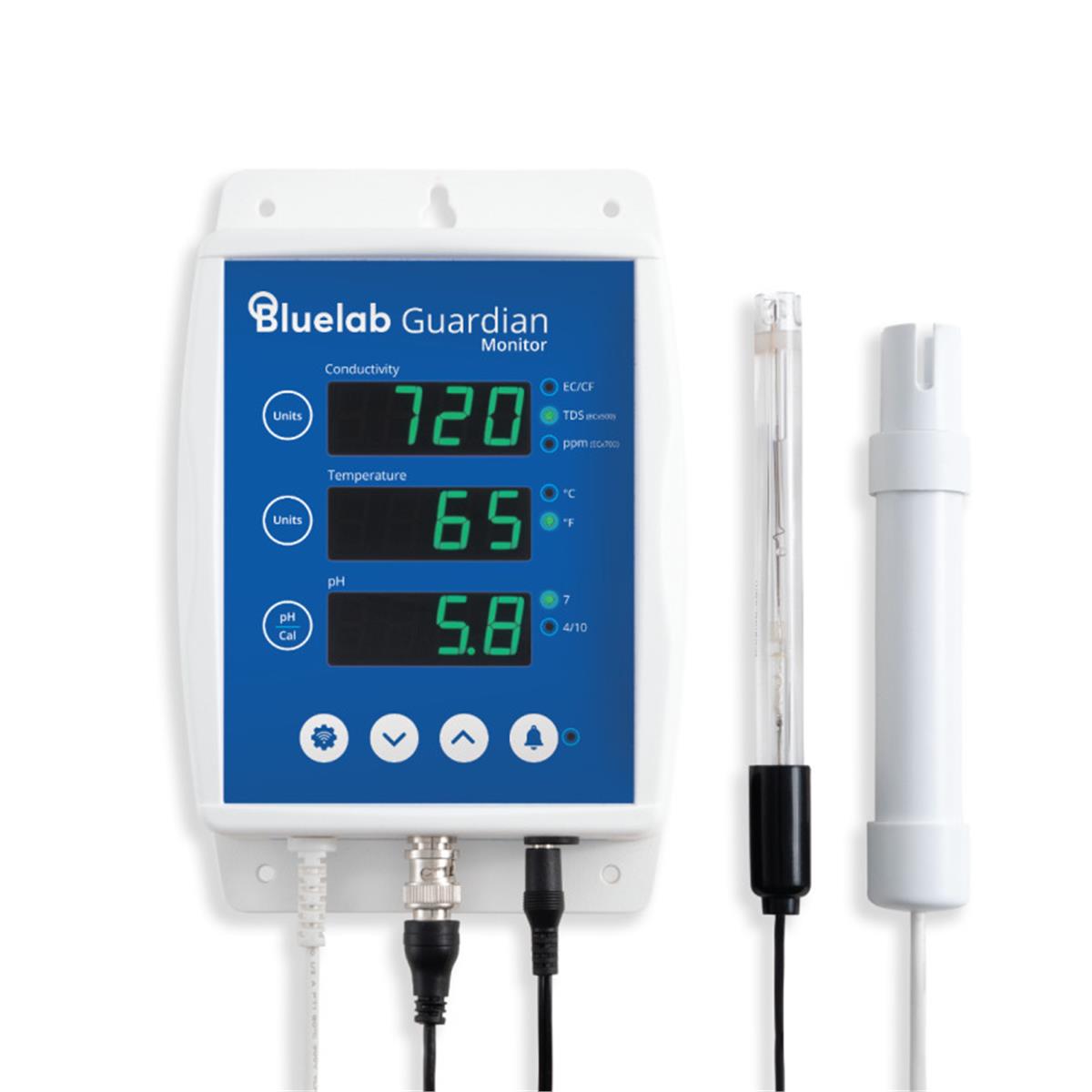 Bluelab Guardian Wi-Fi Monitör – Depoda pH, EC ve Sıcaklık Takibi, Telefona Bildirim