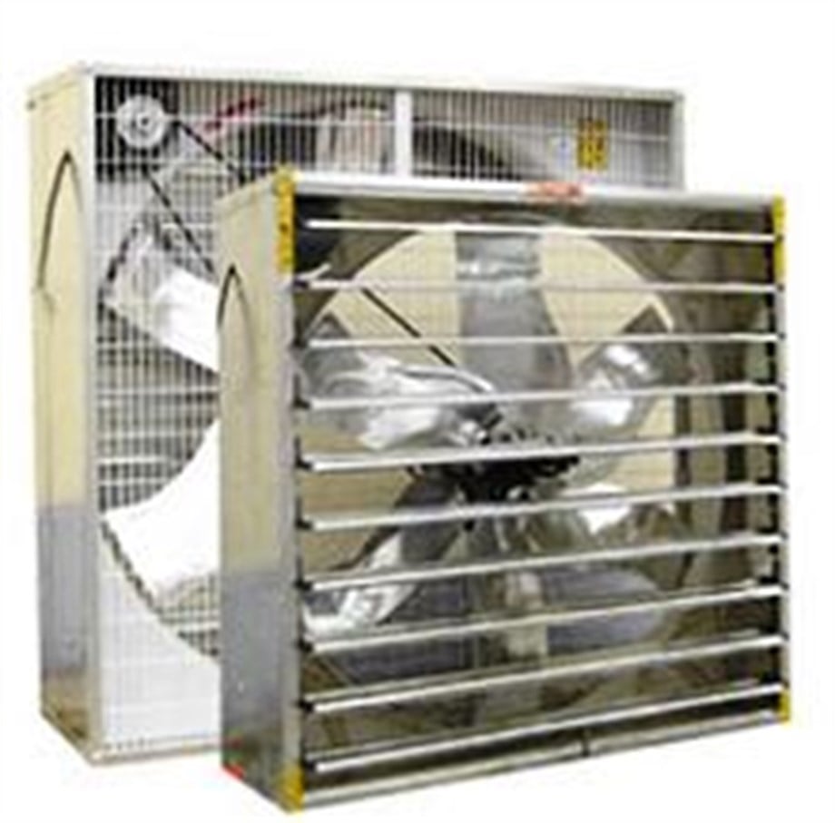 Sera Egzoz Fanı Paslanmaz Kanatlı, Panjurlu, Galvaniz Kasa – 1500 W 380 V, 55.800 m³/saat