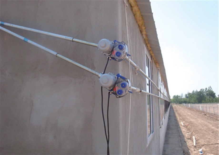 Sarmalı Yan Duvar ve Çatı Havalandırması İçin 24 V Redüktör Kingzo GMD100-S – 100 N·m