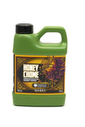 Emerald Harvest Honey Chome 500 ml – koyu yeşil kulplu şişe, altın sarısı çerçeveli etiket ve HONEY CHOME yazısı