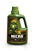 Emerald Harvest Micro 3,79 litre – koyu yeşil kulplu şişe, turuncu çerçeveli etiket ve beyaz MICRO yazısı
