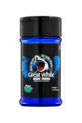Great White Premium 28 gr toz mikoriza – beyaz kapaklı küçük kavanoz ve markalı ürün etiketi