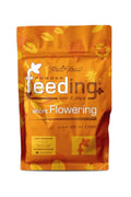 GHF Short Flowering 2,5 kg turuncu folyo poşet – yapraklı desen, ürün adı yazılı ön yüz, büyük gövde
