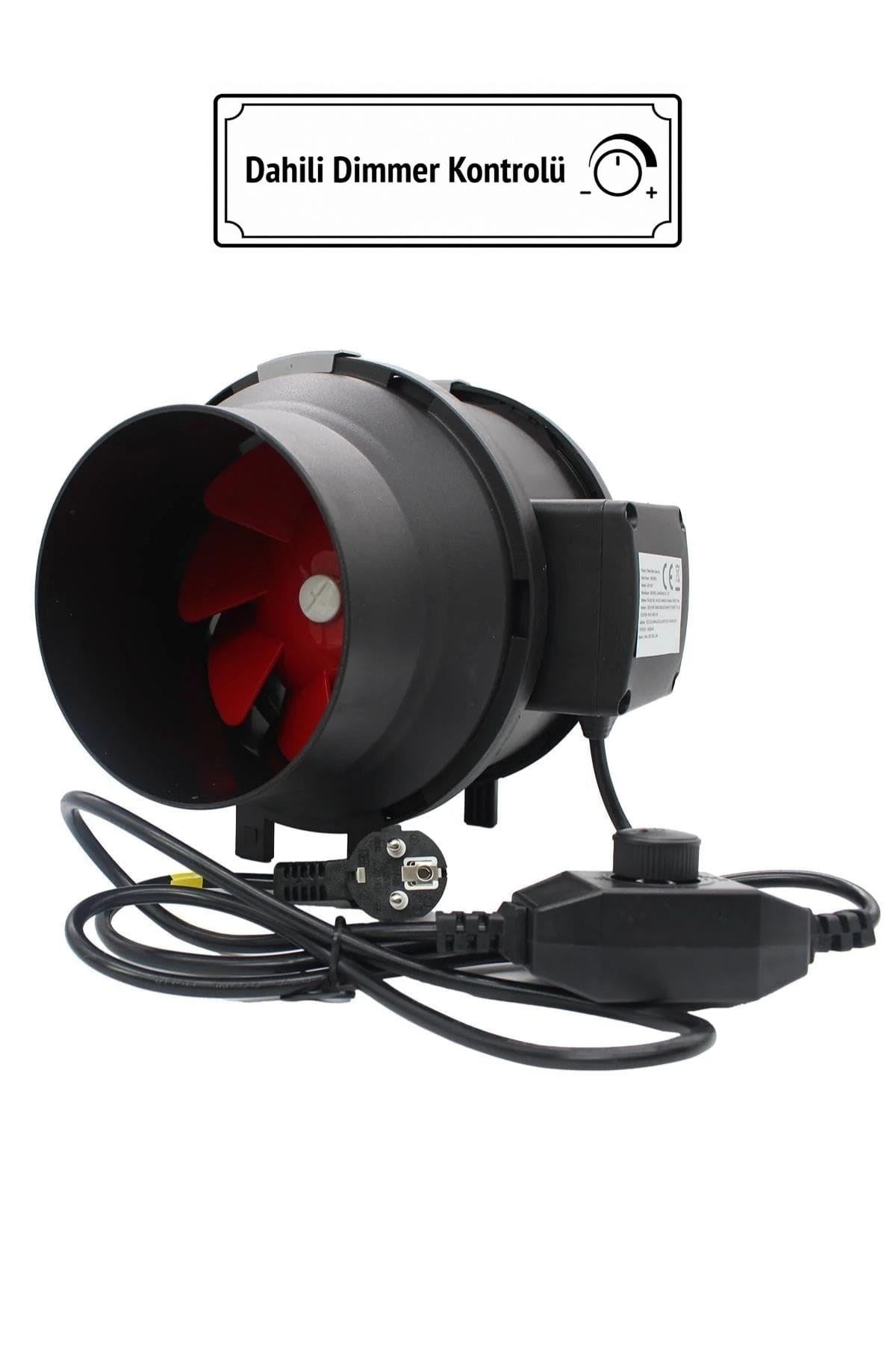 Grow Wizard 125 mm 310 m³ kanal tipi fan – 125 mm ağızlı, dimmerli ve aşırı yük korumalı havalandırma fanı