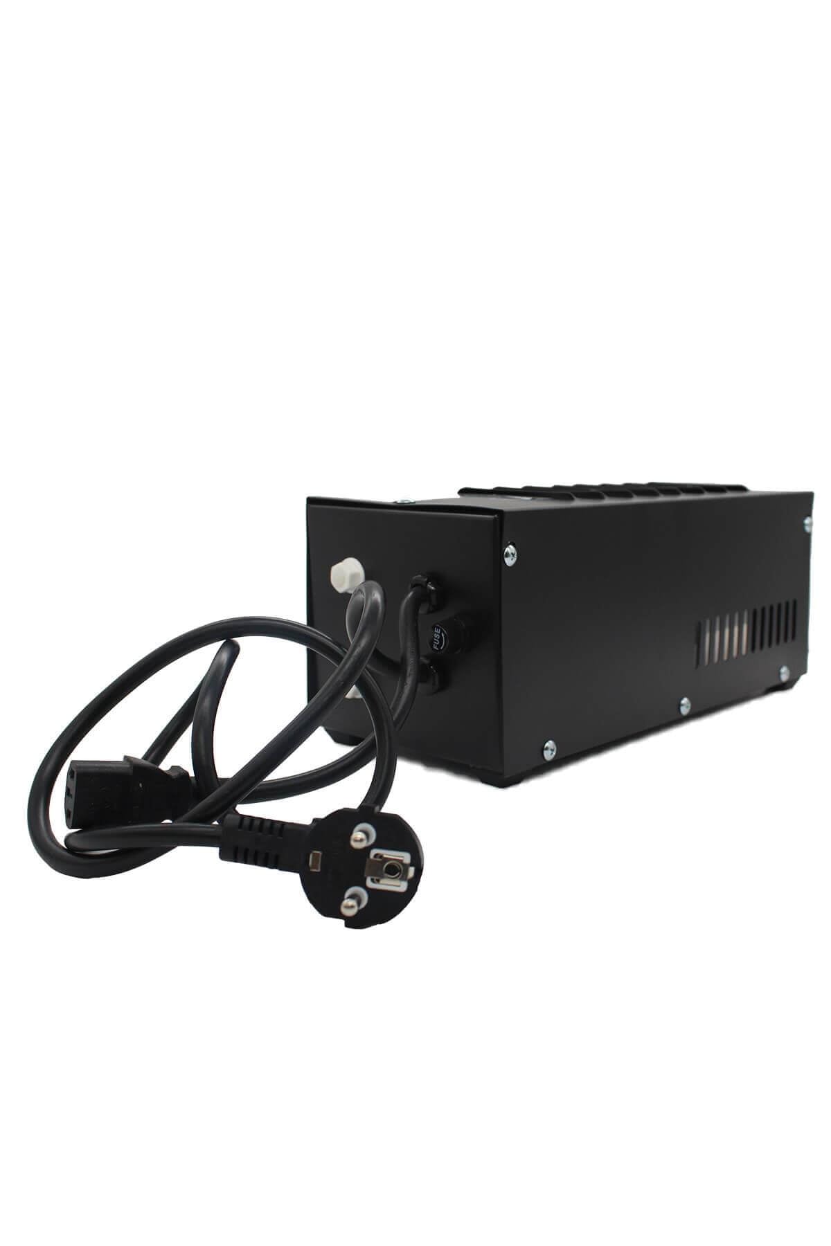 Grow Wizard manyetik kompakt balast 250 W – metal kasalı kompakt balast ve çıkış kablosu görseli