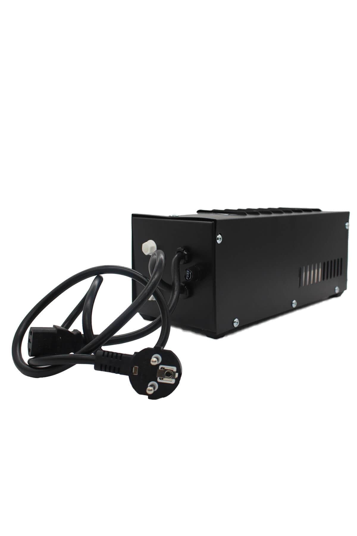 Grow Wizard manyetik kompakt balast 400 W – metal kasalı balast ünitesi ve bağlantı kablosu