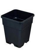 Grow Wizard 30 litre plastik kare saksı – en büyük boy siyah kare saksı ve geniş üst açıklığı