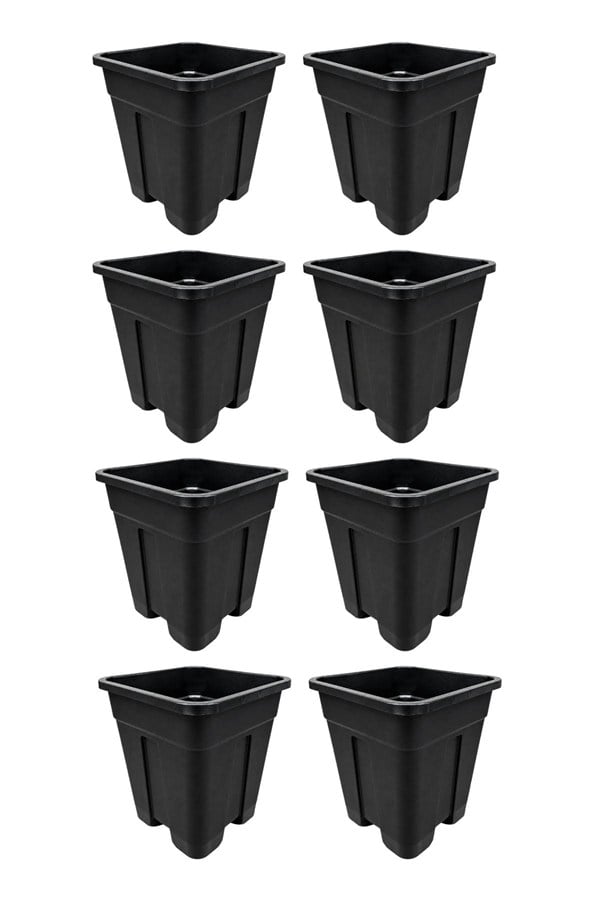 Grow Wizard 40 Litre Kare Yetiştirme Saksısı 10 Adet