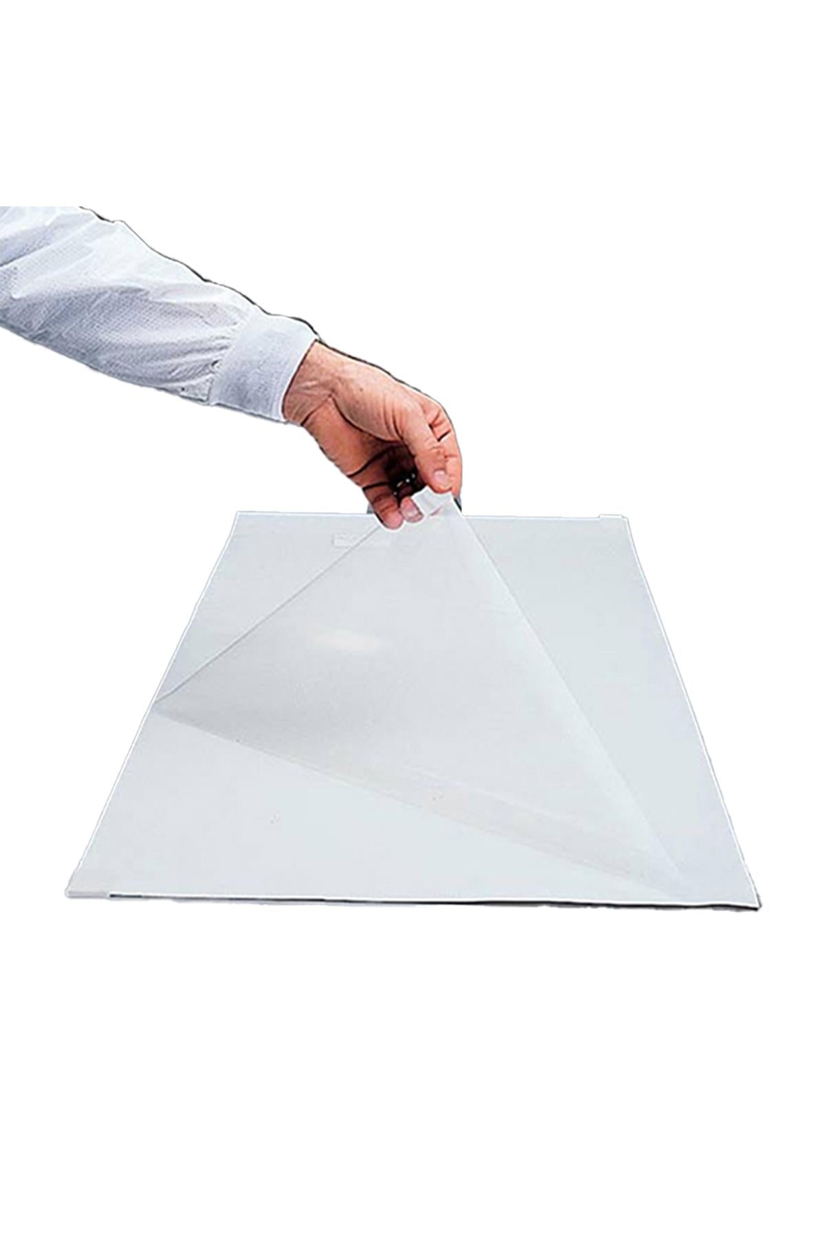 Grow Wizard yapışkan yer kaplaması – 60x90 cm ölçüsünde, zemine yapışan şeffaf hijyen kaplaması