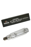 Growsan 1000 W MH ampul – yüksek güçlü metal halide lamba, uzun cam gövde ve vidalı duy