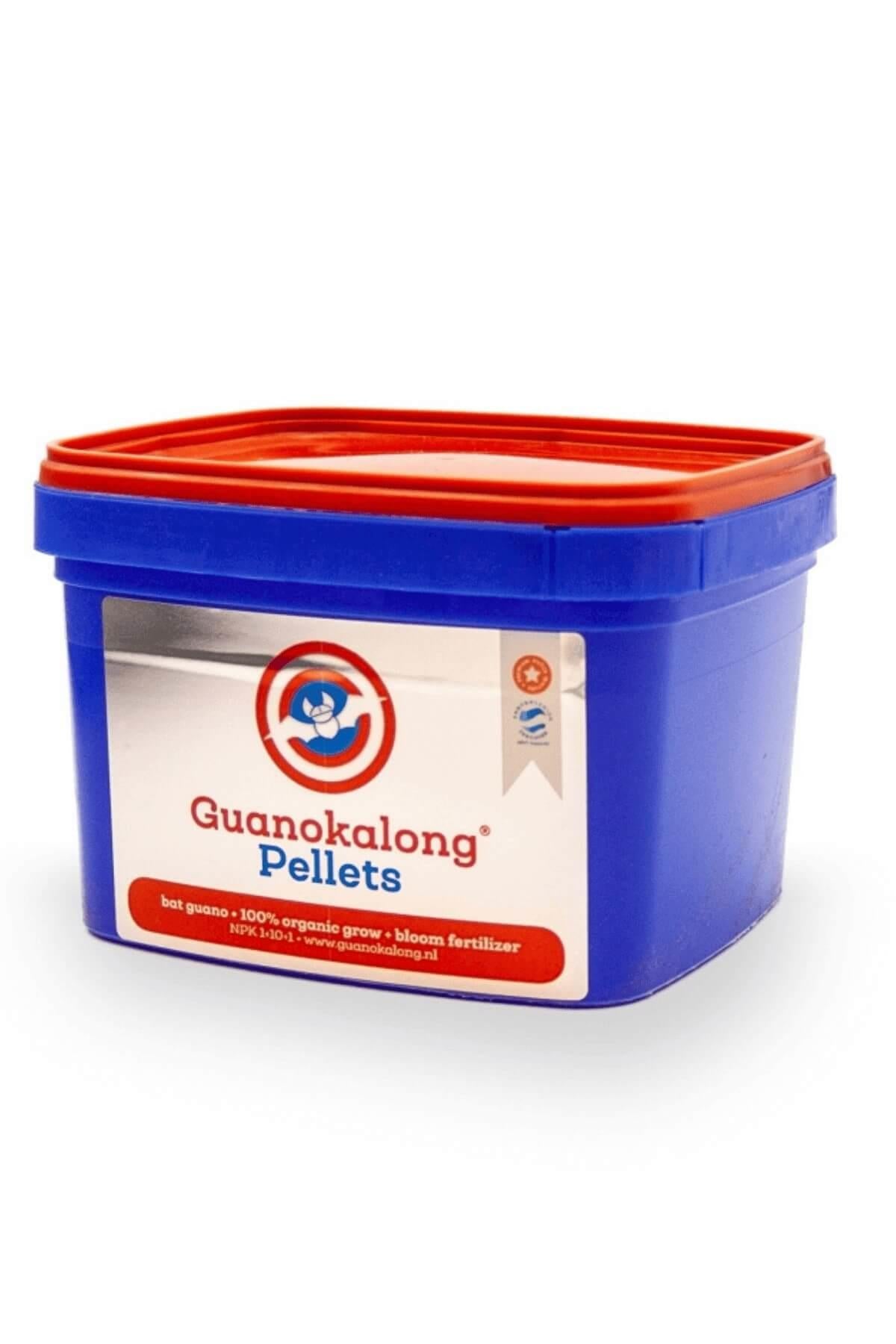 Guanokalong granül yarasa gübresi 1 kg – iri taneli granül gübre ve markalı torba ambalaj görseli