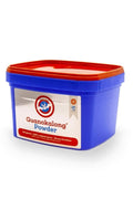 Guanokalong yarasa gübresi toz 500 gr – kahverengi toz gübre ve Guanokalong logolu küçük ambalaj